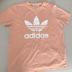 adidas pink tee